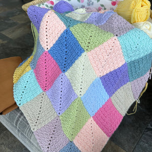 MadeByAnita - “Sunday Squares” Blanket Yarn Pack